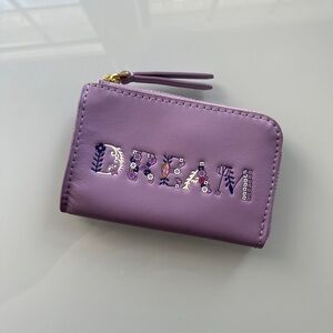 *SOLD* NWOT Vera Bradley, Disney zip card pouch Rapunzel,purple rhapsody